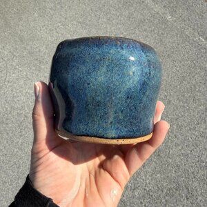 Blue ceramic bowl
